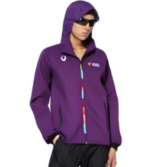 Asics Jackets & Blazers - Asics Unisex Purple World Athletics‎ Championship Oregon '22 Track Jacket M, NWT